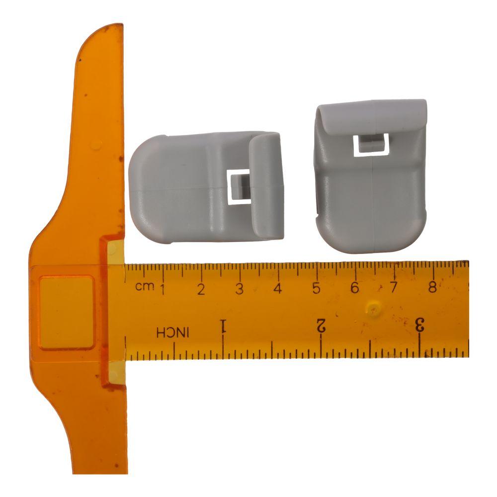 2pcs Gray Sun Visor Clip LC6269261B77 Retainer Clip Retainer Bracket  Fit for Mazda CX-7