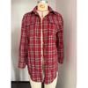 Spring and Autumn Women's New Casual Fashion Loose Plaid Pocket Shirt Jacket