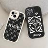 Famous Printed J-JoopS Logo Phone Case For IPhone 16 15 14 13 12 11 Pro Max Plus Leather Shockproof Cover
