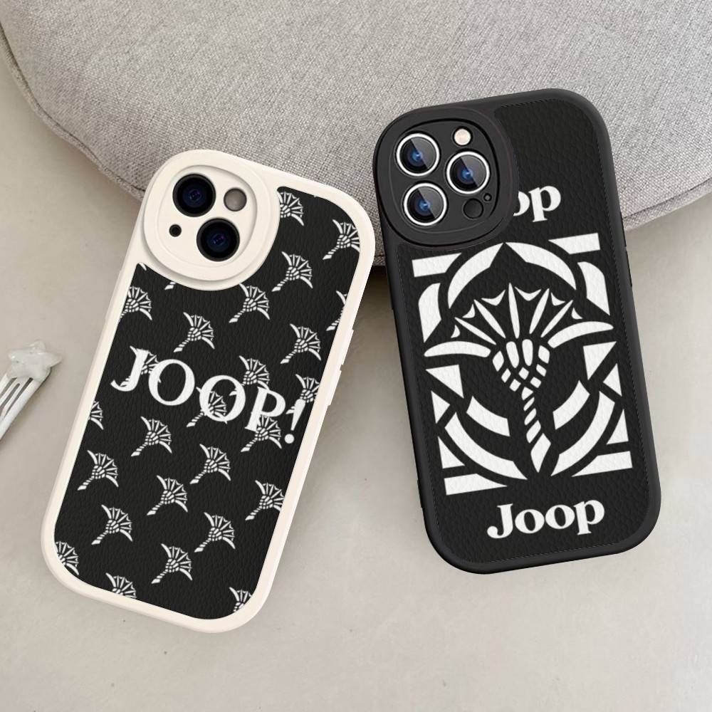 Famous Printed J-JoopS Logo Phone Case For IPhone 16 15 14 13 12 11 Pro Max Plus Leather Shockproof Cover