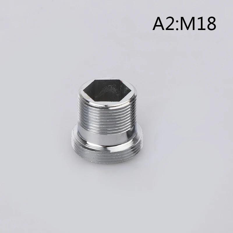 Kitchen Adapter M16 M18 M2Faucet 0 M21 M22 M24 Thread Transfer Thread Brass Connector Bathroom Faucet Spout Accessories