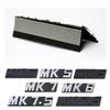 AABKY1 1pc 3D Metal MK5 MK6 MK7 MK7.5 Badge Emblem Car Sticker Front Grille Decor Decals For Volkswagen VW Jetta Touran POLO Golf 5 6 7