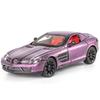 1:24 SLR AMG Alloy Car Model Diecasts & Toy Vehicles Metal Toy Car Model Simulation Sound Light Collection Kids Gift