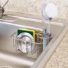 Smooth Edges Sink Hanging Basket Stainless Steel Sponge Storage Basket Sponge Holder  Kitchen