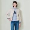 BCBG Color Block Diamond Quilted Jumper B4s1r151