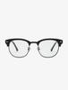 Leunehauwin June All Black Dr0601B Blue Light Blocking Glasses