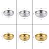 Stainless Steel Double Layer Noodle Bowl Gold Silver Salad Soup Heat Insulation Stainless Steel Noodle Bowl Large Gold Bowl