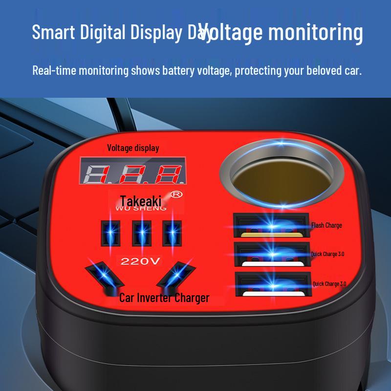 Universal Car/Van Inverter & Charger 12V/24V to 220V