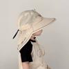 Windproof Rope Kids Shawl Sun Hat Breathable Baby Sun Protection Hat Capybara Fisherman Hat  Spring