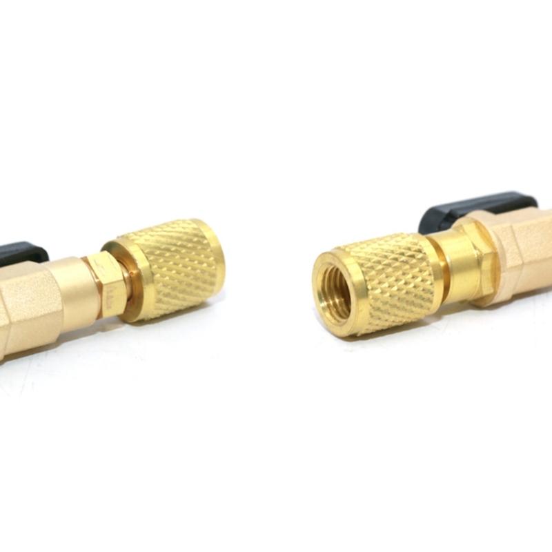 Corrosions Resistant Brass Water Connector Featuring Integrated Valves Switches For Quick Shutoff