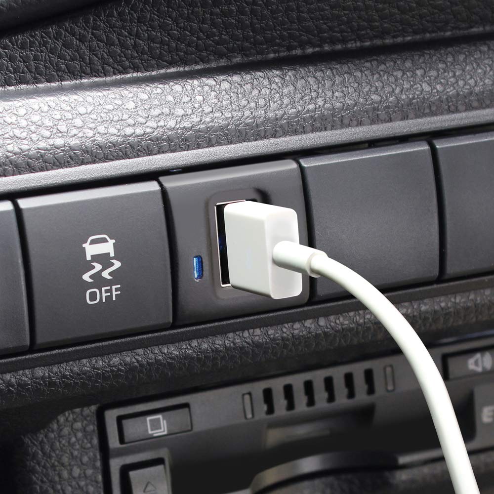 Tsuchiya Yac VP-138 Compact USB Port for Toyota Vehicles 2.4A