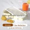 Silicone Ice Cube Tray with Lid: 4-Grid Frozen Soup & Food Storage Box
