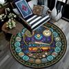 Automotive Glass Art Round Area Rug Under Office Chairs Bedroom Living Room Home Decor