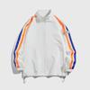 Men's Loose Striped Youth Coat Casual and Simple Windproof Warm Jacket for Autumn and Winter Jacket