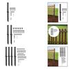 Durable Fence Post Support Kit for Yard Installation