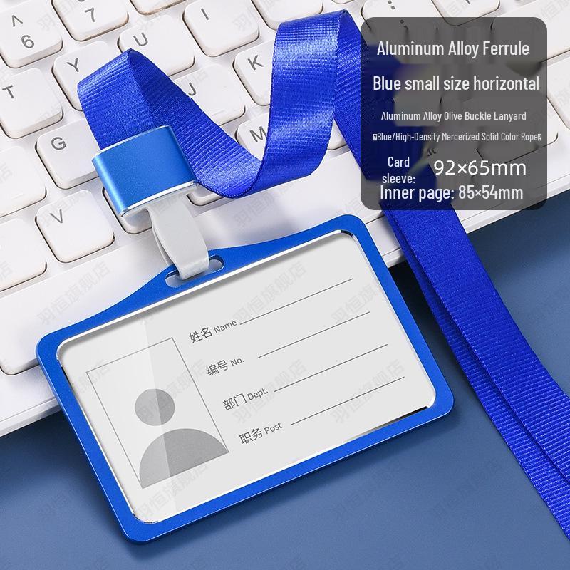

Aluminum Alloy ID Badge Lanyard with Card Holder