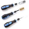 Car Fuel Injector Cleaner Set Multifunction Wire Brush Adapter Oil Nozzle Clean Set for Universal Vehicle Truck Injector Seats