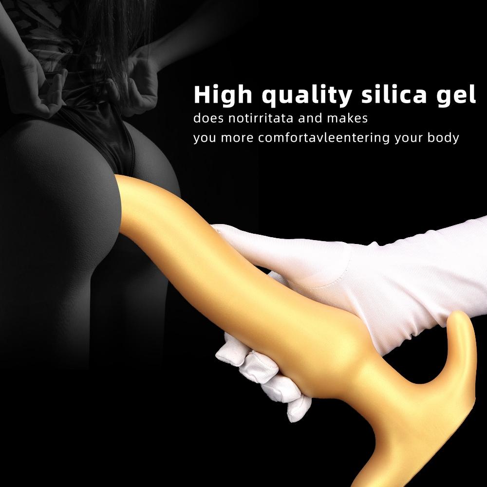 Großer Buttplug Silikon Anal Plug Anal Butt Plug Erotikprodukt für Spiele für Erwachsene Prostata-Massagegerät Sexspielzeug für Frauen Männer Homosexuell