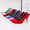 Chaussures pour femmes escarpins à bout pointu en cuir verni chaussures à talons hauts chaussures de mariage
