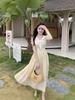 Plus Size Women's Summer College Style Slimming Long Dress