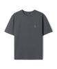 ADHOC Men'S Punto Signature Dog Print Short Sleeve T-Shirt (Dk-Grey) (Hc4St90)