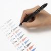 Pentel Ballpoint Pen Gel Ink Gel S 0.5mm Black Shaft BLN125-A Black 10pcs