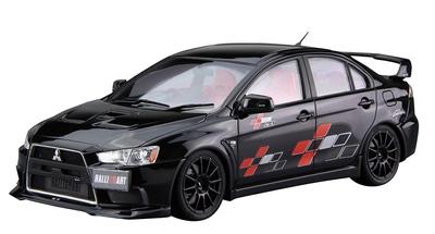 AOSHIMA The Tuned Car Series Mitsubishi Ralliart CZ4A Lancer Evolution X 2007 Plastic Model 1/24 No.52
