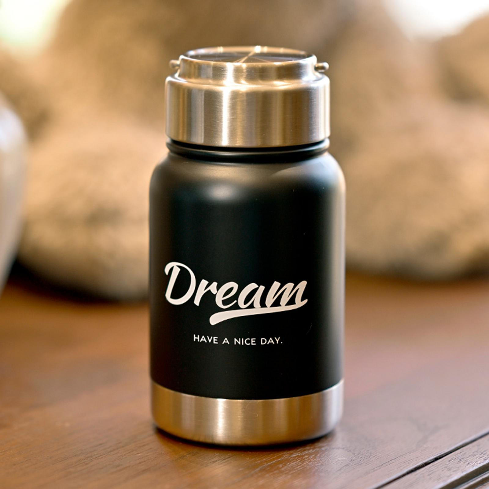 

350ml Insulated Water Bottle with Handle, Double Wall Stainless Steel, Ideal for Fishing