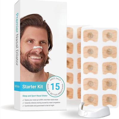 Magnetic Nasal Dilator Set: Breathing Aid Nasal Strips for Congestion Relief and Improved Airflow.
