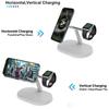 3 in 1 100W Magnetischer Kabelloser Ladeständer Für Magsafe iPhone 16 15 14 13 12 Watch 8 7 Airpods Pro Schnellladestation