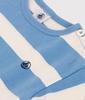 Petit Bateau Short Sleeve A0CWG White 12 Months 74cm T-Shirt Blue/Milky