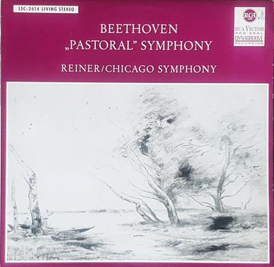 LP Record LUDWIG VAN BEETHOVEN, FRITZ REINER  - "Pastoral" Symphony LSC2614 RCA Victor Red  Germany Classical Used