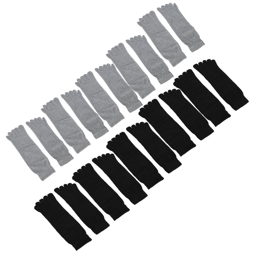 5pairs Toe Socks Breathable Five Finger Socks Prevent Foot Odor Running Yoga Socks for Men