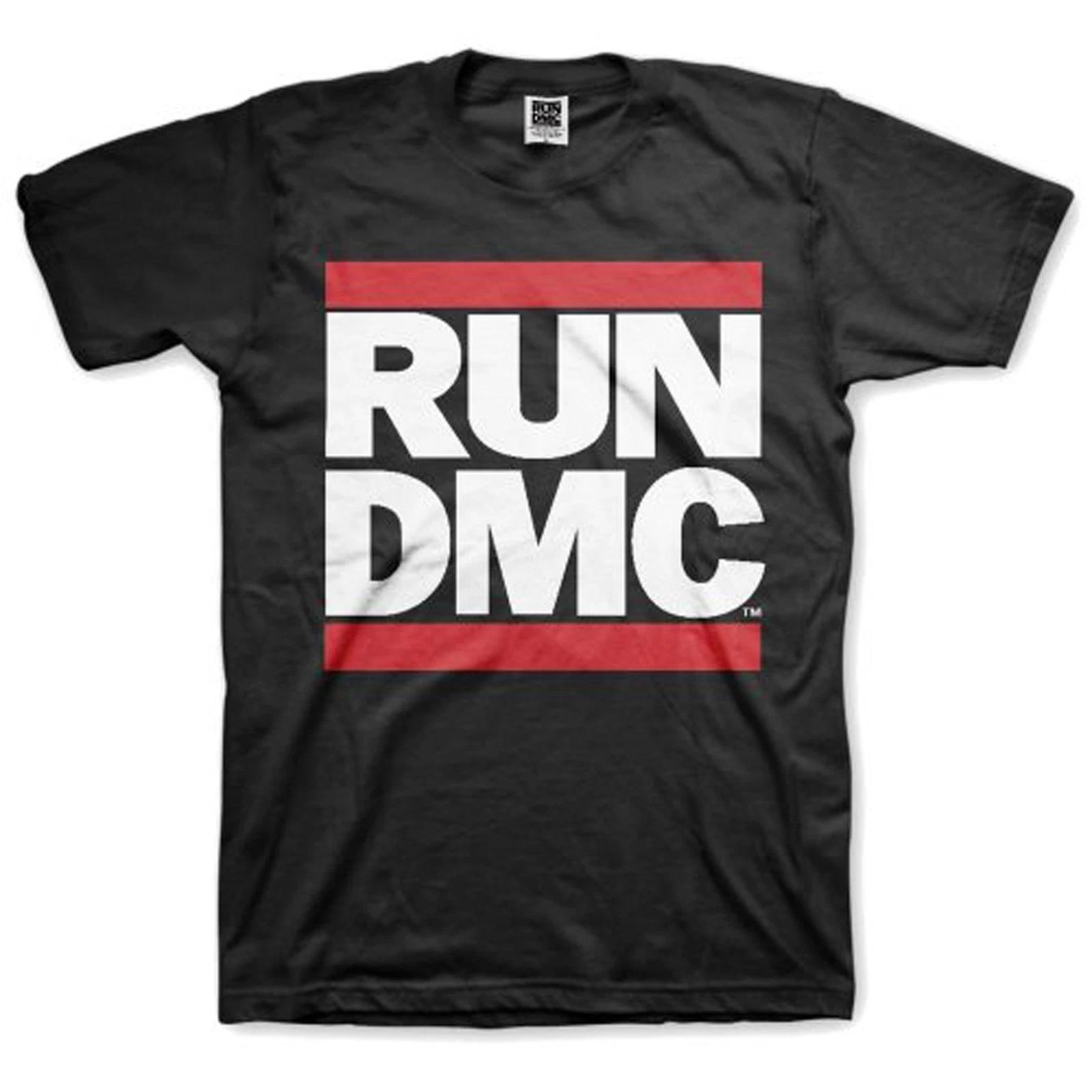 Run DMC Logo Rap Rock Music Official Mens Unisex T-Shirt 2XL