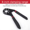 6/8In Multifunctional Adjustable Universal Wrench With Chrome Craftsman Wrench Grip Multifunctional Repair Hand Tool
