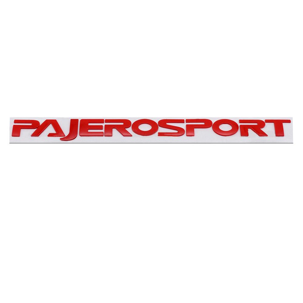 Car Head Hood Letters Logo Words Decals Sticker For Mitsubishi Pajero Sport Emblem Badge Styling Decoration Accessories