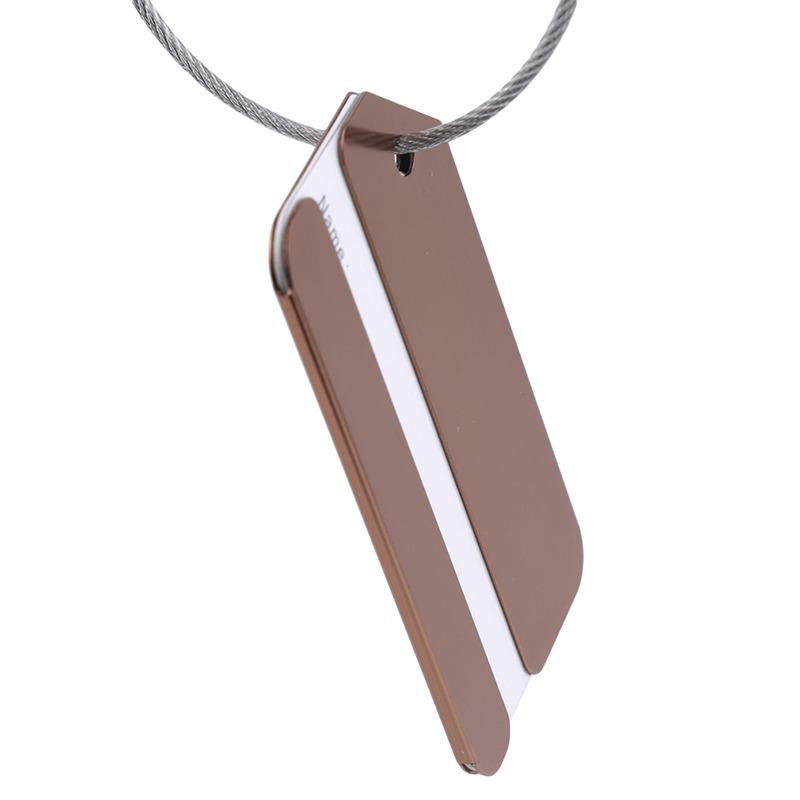 Kofferanhänger für Koffer Aluminium Datenschutz Gepäckanhänger Gepäckidentifikator Reisezubehör Essentials