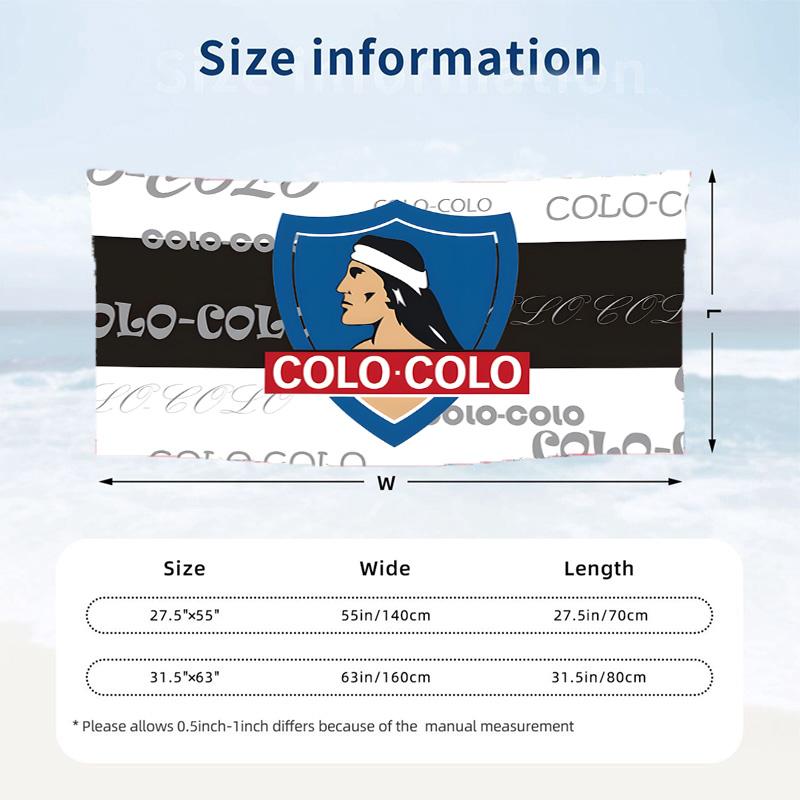 Colo-colo Beach towels also serve as bath towels summer essential a musthave for the outdoors the beach and the pool