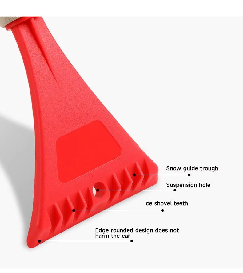 Car Snow Shovel Set - All-in-One Window Defrosting & Snow Scraping Tool, Auto Snow Brush & Glass Cleaning Kit, Essential In-Car