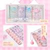 Sticker book for A7 sticker includes 10 sticker heart glitter cute girls, transparent, size, binder, 6-hole, refills, pattern, parts, removable,