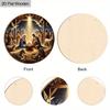 Nativity Wooden Sign - Charming Navidad Sign with Jesus Theme - Unique Decorative Sign and Plaques - Ideal Front Door Decor
