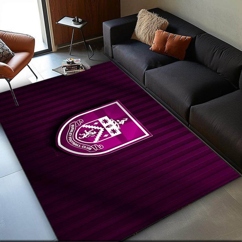 1PC rug Burnley Football Club Carpet, Chair Rug,Area Rug for Office Bedroom living rooms bedroom, Doormat decor Christmas fan gifts