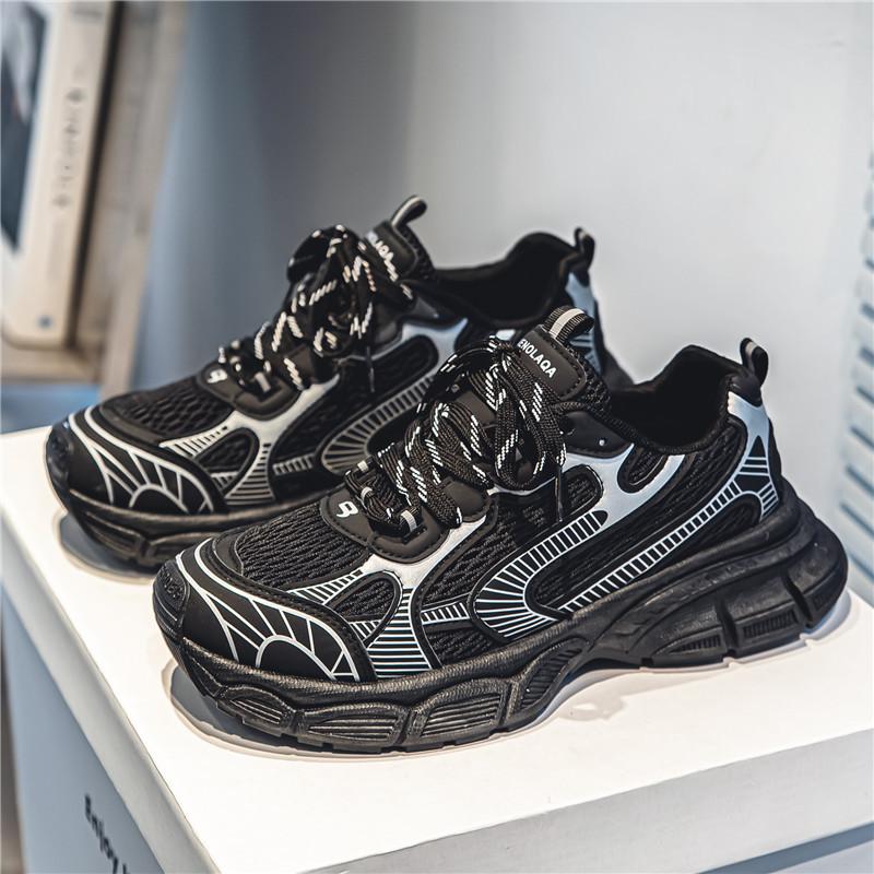 2025 new large size men's shoes 45 spring breathable tide shoes 46 large dad shoes 47 sports and leisure running shoes 48
