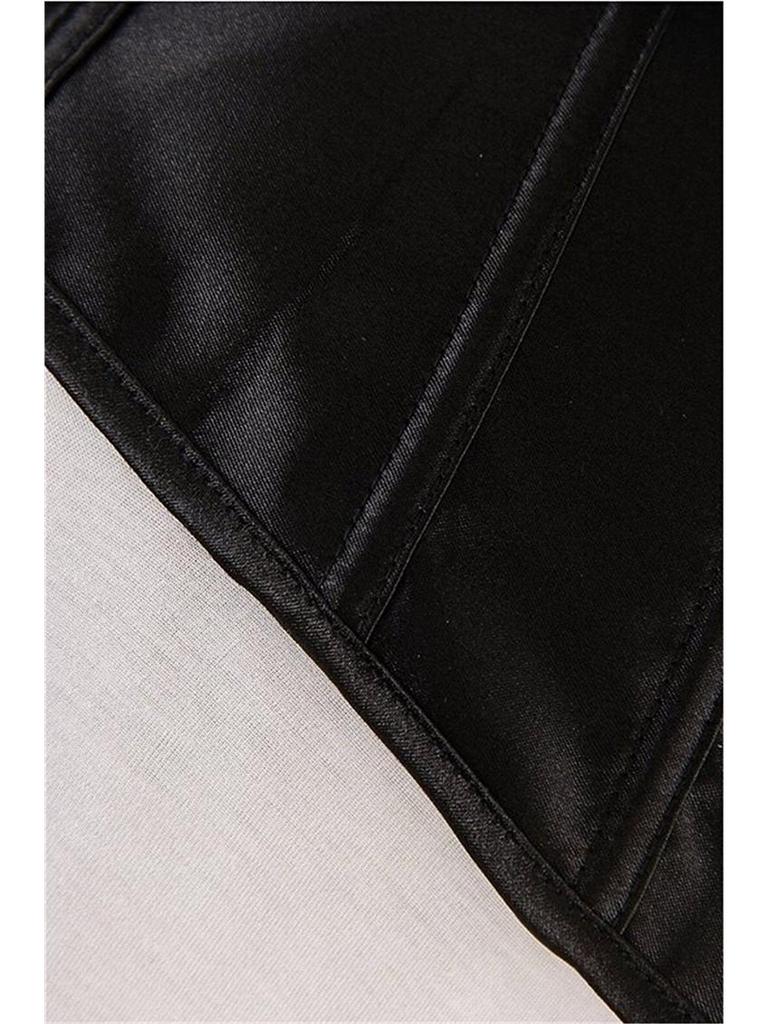 Satynowy Gorset Dworski - Styl Europejski i Amerykański, Wspierany Dropshipping