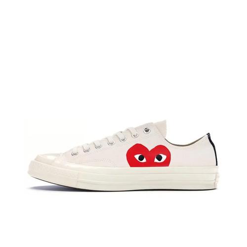 CDG x Converse 1970s Chuck Taylor All-Star Ox PLAY Белый 150207C Унисекс EU 40