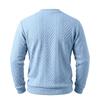 Men S Jacquard Crew Neck Long Sleeve Loose Casual Sweatshirt