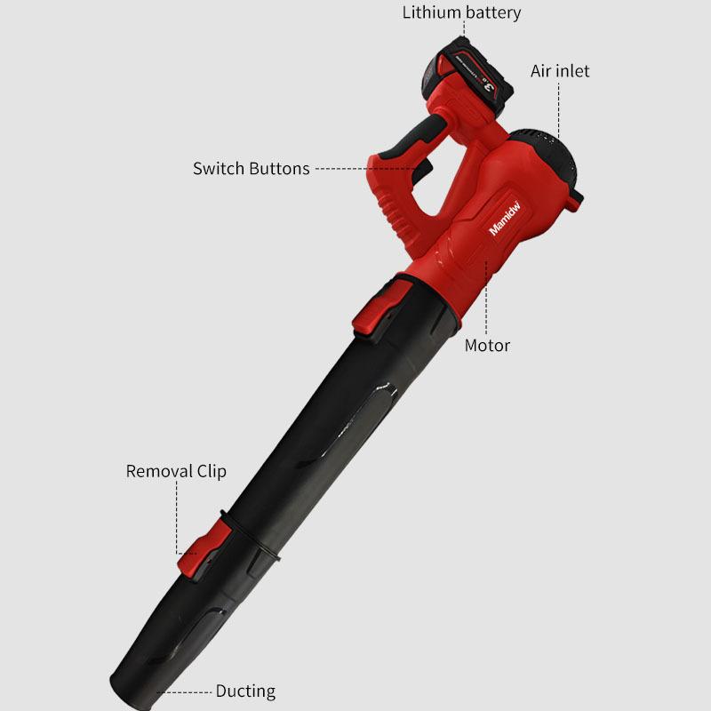 Mamidw 38000RPM Cordless Air Blower 3 in1 Brushless Handheld Leaf jet Turbo Blower Power Tool For Milwaukee 18V Battery