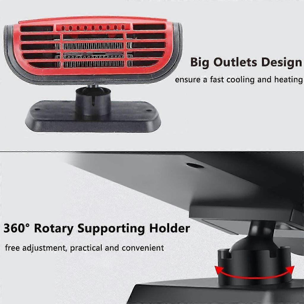 12v Car Heater - 2 In 1 Auto Heater/aromatherapy Purification Car Windscreen Demister Heater
