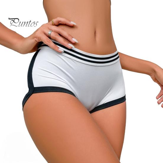 

Женские трусы-боксеры, дышащие трусы с низкой талией, женские трусы-боксеры для фитнеса, спорта, дома, спортзала, повседневной носки M белый