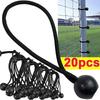 Corde Élastique d'Extérieur Cords Bungee Portables Fixation de Tente Bâche Auvent Canopée Robuste Sangle d'Arrimage pour Abri Cargo